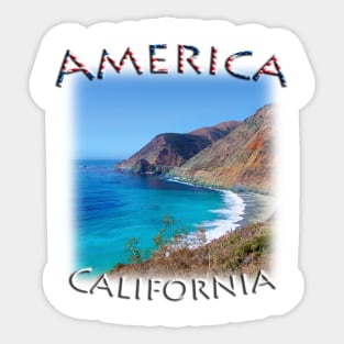 America - California - Big Sur Sticker